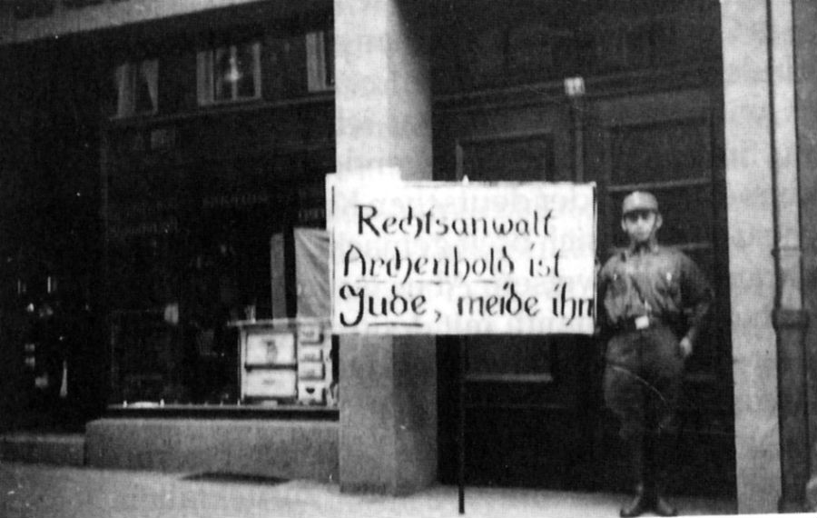 boykott Archenhold 1933 900