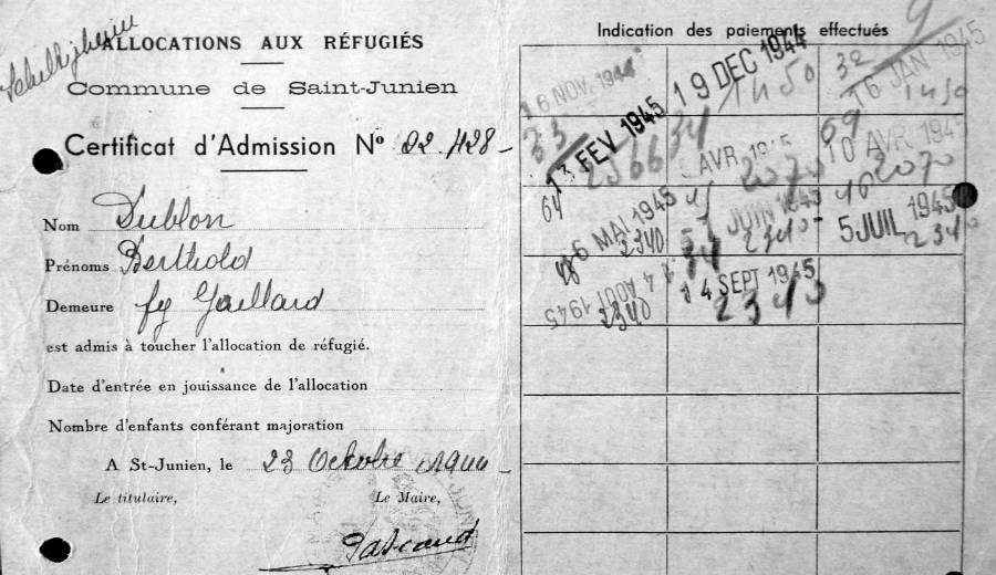 Berthold Dublon Saint Junien 900