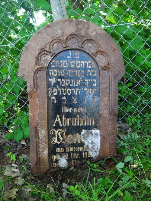 Grabstein, Abraham Wendel Bausendorf Friedhof DSC05385 metzen wahl 2021 500