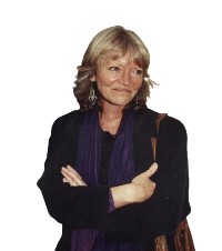 Ulla Junk Besuch 1991 FJS Ausschnitt 200