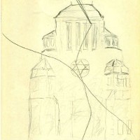 novemberprogrom synagoge zeichnung 200 hw